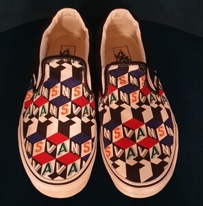 Vans Colorful Checkered Cube Patterned Sneakers